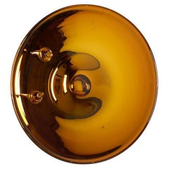 Kiko Lopez, Golden Eye Amber, Contemporary Concave Wall Sculpture, France, 2024