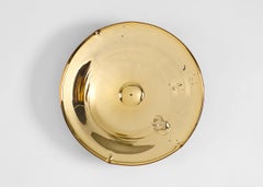 Kiko Lopez, Goldenes Auge, zeitgenössische konkave Wandskulptur, Frankreich, 2022