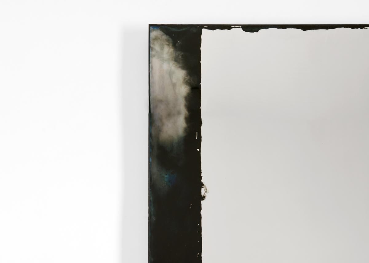 Contemporary Kiko Lopez, Monolith, Seizme, Silvered Glass Wall Mirror, France, 2021