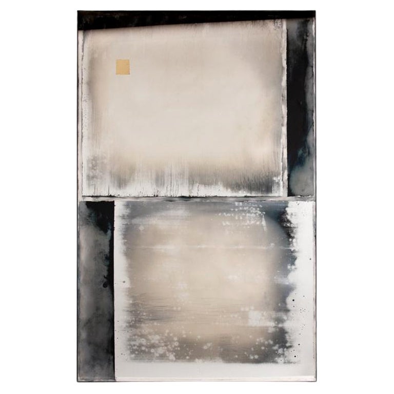 Kiko Lopez, Monolith Series #3, Specchio da parete argentato a mano, Francia, 2021