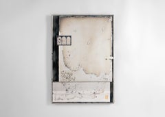 Kiko Lopez, Monolith Series #4, specchio da parete argentato a mano, Francia, 2021