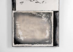 Miroir mural Eglomis de la série Monolith n° 5 de Kiko Lopez, France, 2021