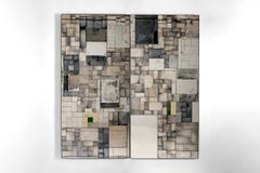 Kiko Lopez, Mosaic, Contemporary Tiled Silvered Wall Mirror, France, 2023