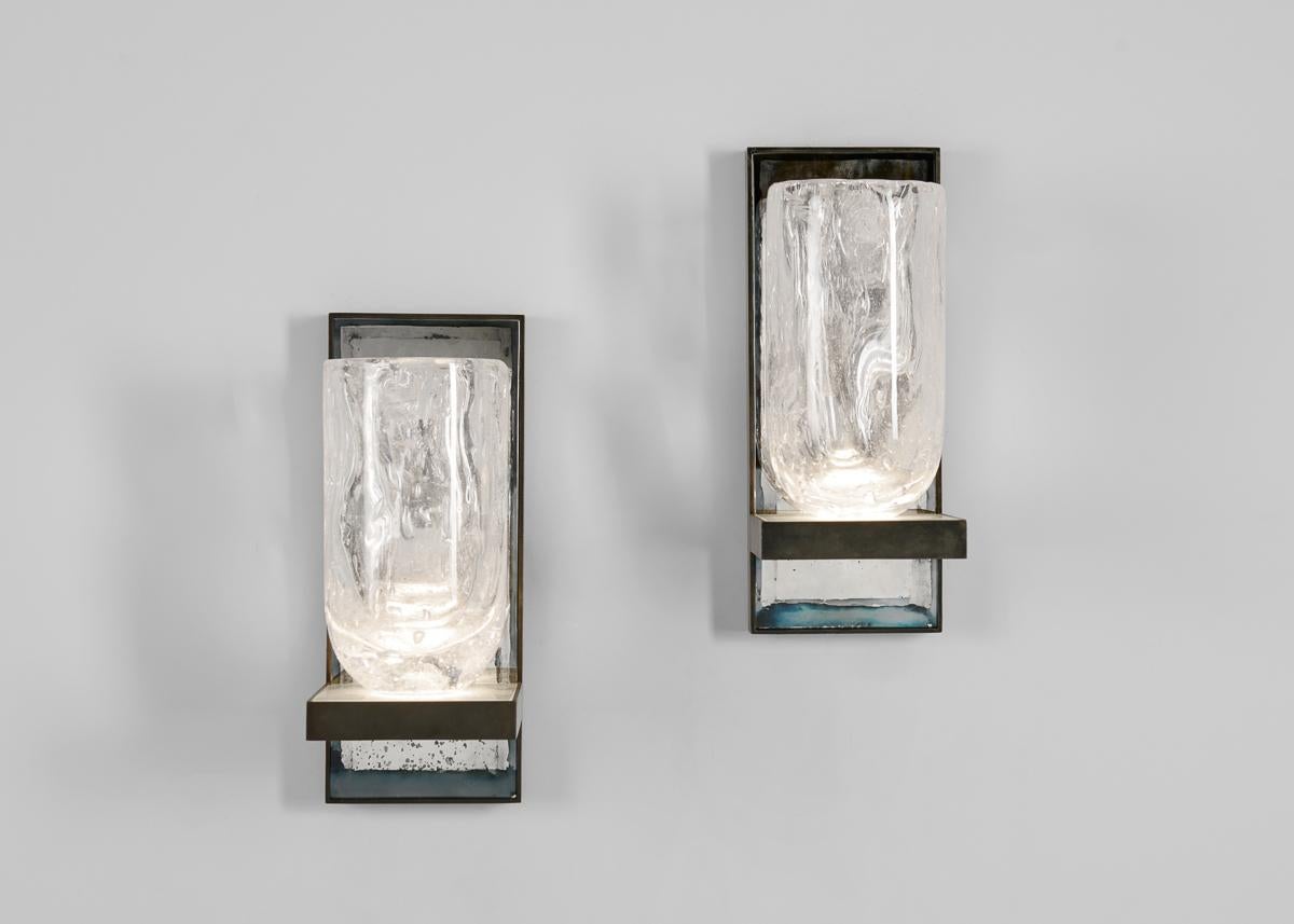 Kiko Lopez, Vesuve, aplique contemporáneo de cristal, Francia, 2024 Francés en venta
