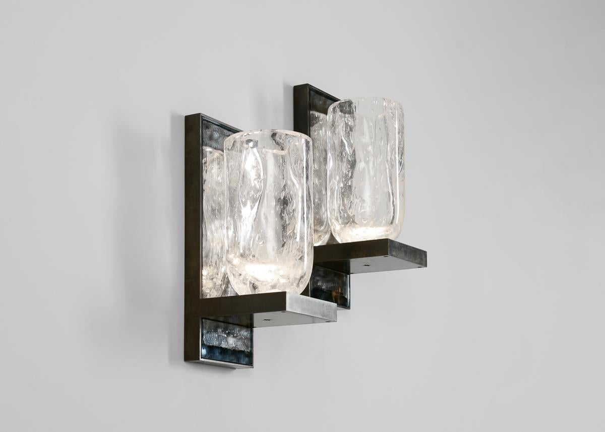Kiko Lopez, Vesuve, aplique contemporáneo de cristal, Francia, 2024 Siglo XXI y contemporáneo en venta