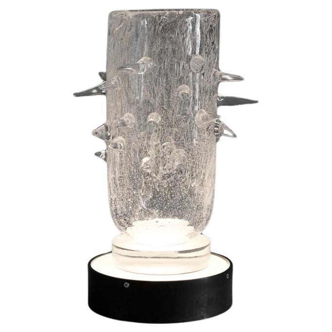 Kiko Lopez, Wild II, vase en cristal de Bohème éclairé, France, 2023