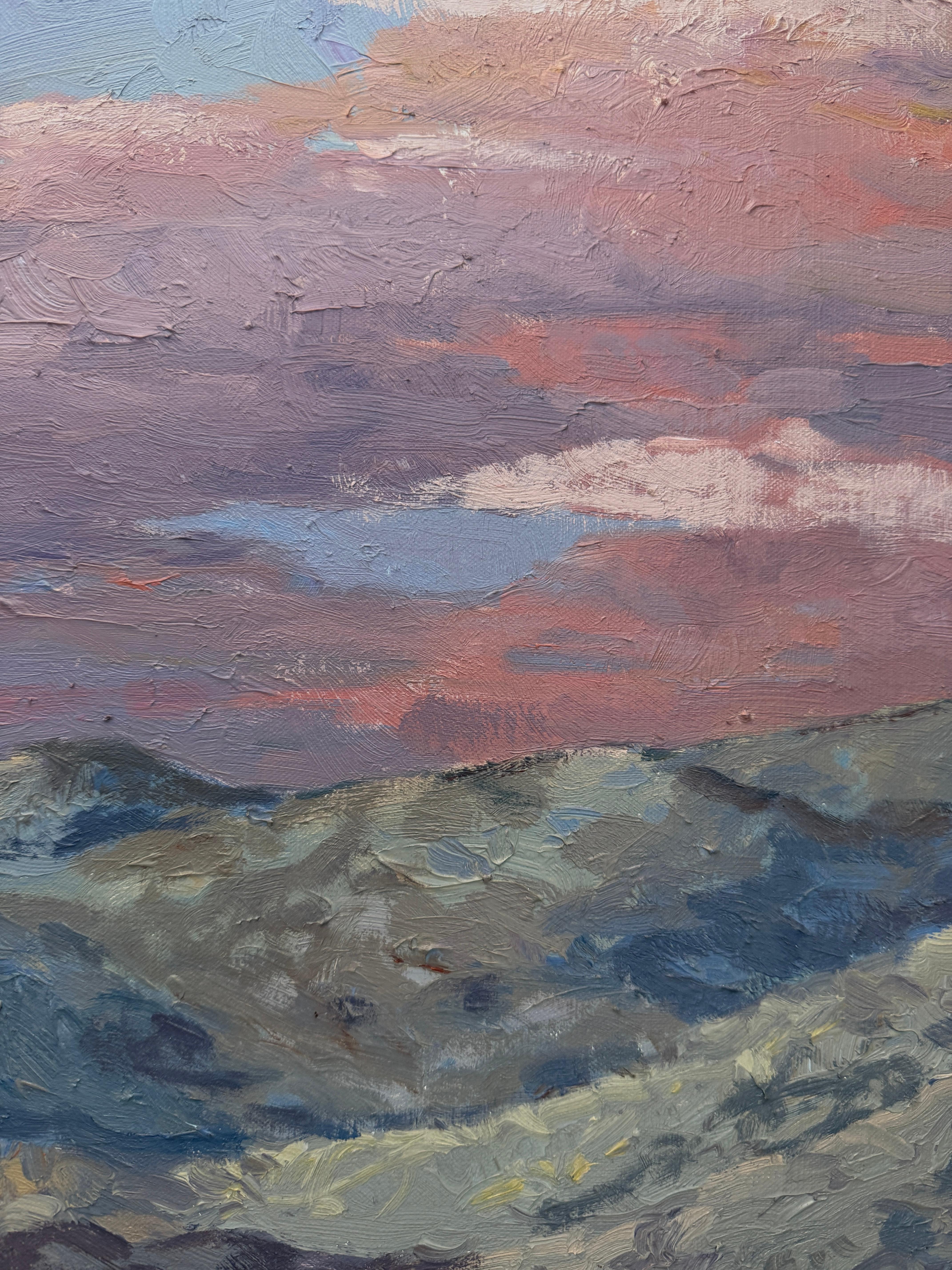 Title: Mediterranean Lighthouse
Artist: Kiku Poch (Barcelona, 1963)
Medium: Oil on canvas
Dimensions: 81 × 60 cm  31.9 × 23.6 in
Format: 25 Landscape (P)
Support: Stretched canvas
Period: ca. 2000
Signature: Signed at the lower left corner: Kiku