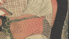 Eizan Kikugawa, Original Japanese Woodblock Print, Suggestive, Shunga, Erotic