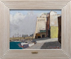 "Castel del mare" by Kikuichi Nagatani (1917-2014) - oil on canvas