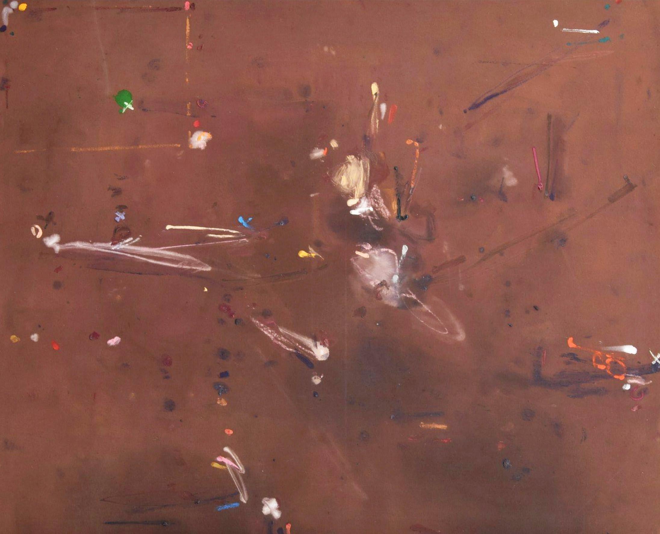 Kikuo Saito Abstract Painting - Crocodile Boogie, abstract contemporary Asian work