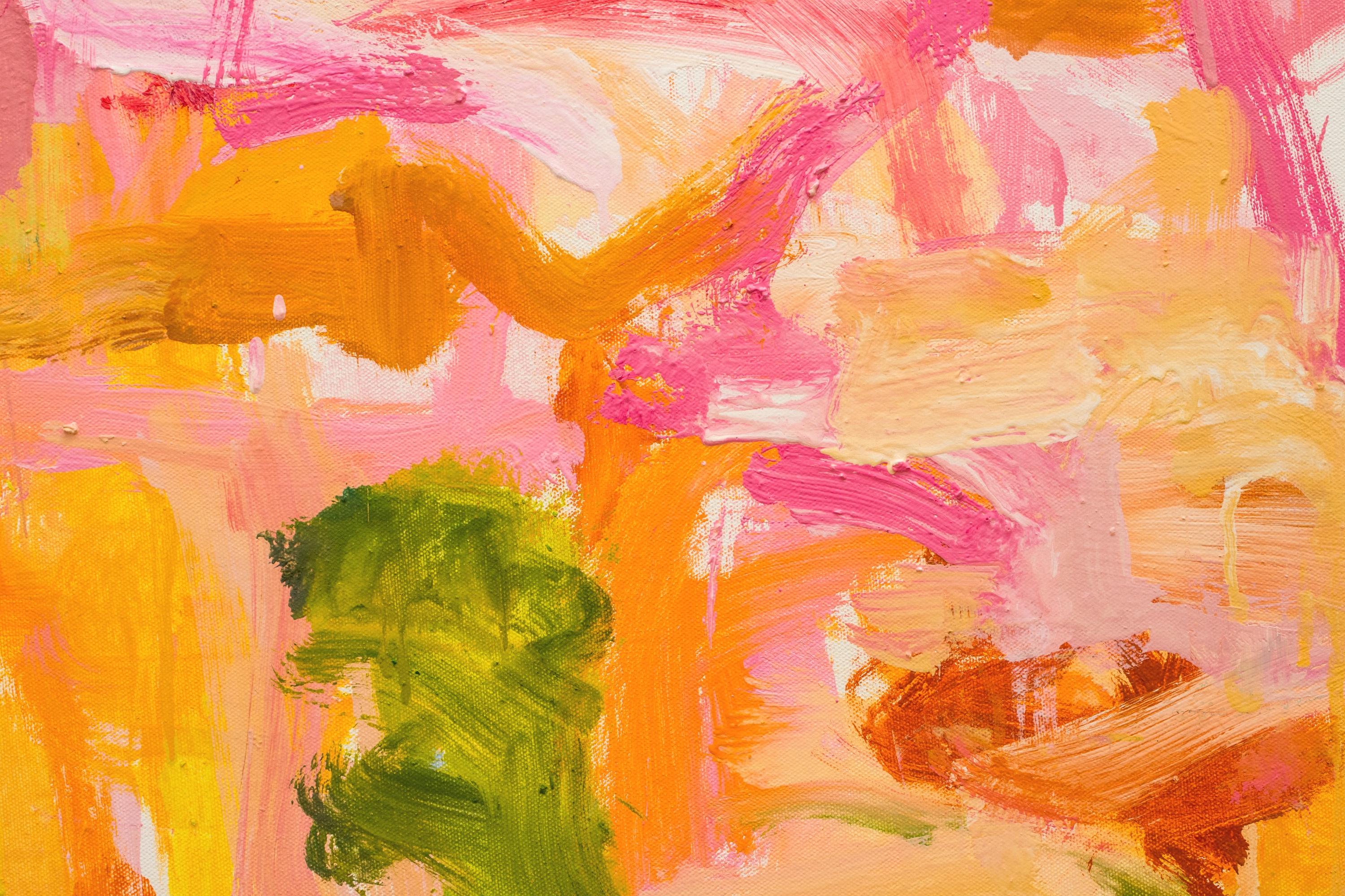 Luna di zucchero - Painting Color-Field di Kikuo Saito