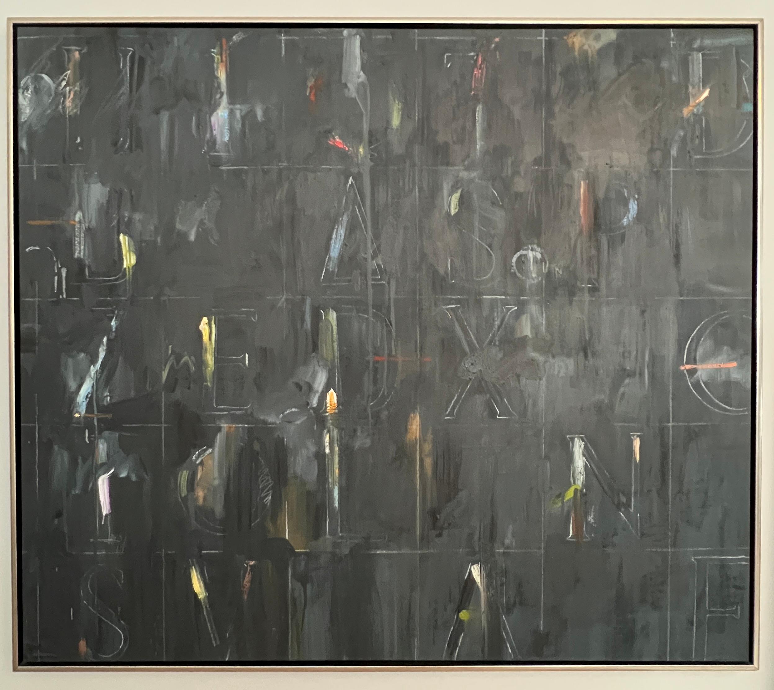 Fantasma de verano - Painting Abstracto de Kikuo Saito