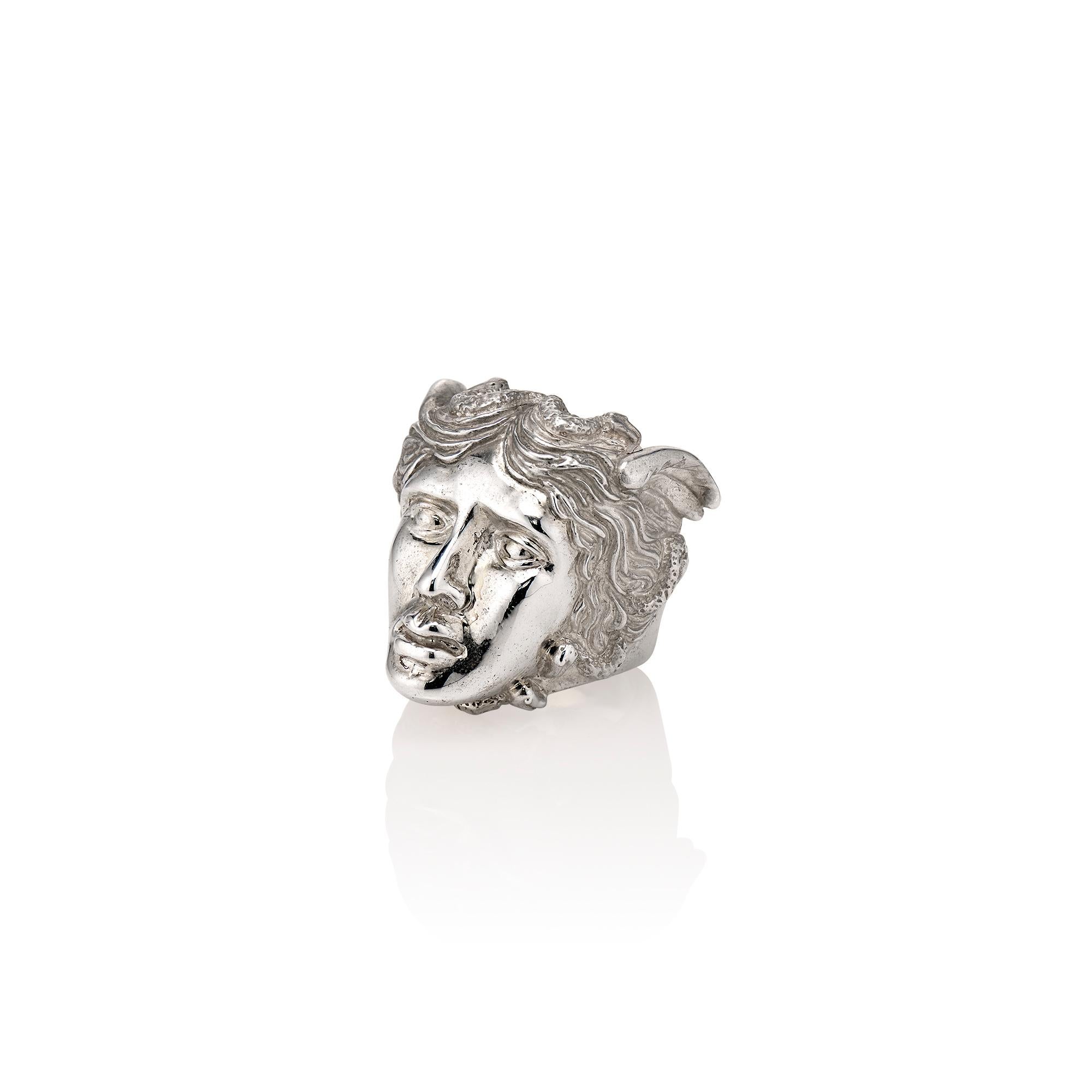 For Sale:  KIL N.Y.C. Original, Medusa Ring 'Sterling Silver' 2