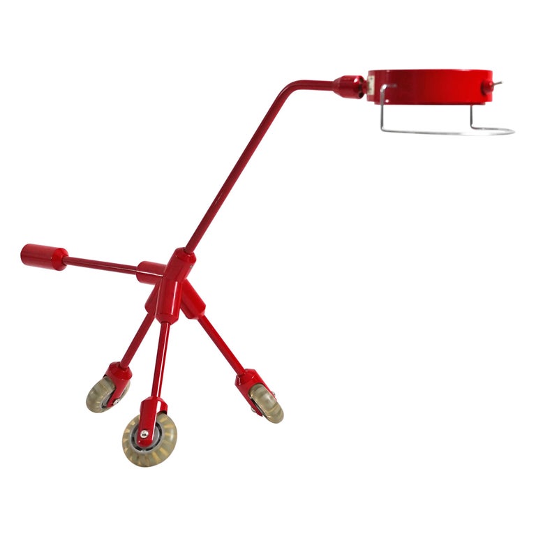 Kila Red Dog Desk Lamp by Harry Allen for Ikea For Sale at 1stDibs