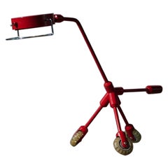 ‘Kila, Rode Hond Lamp’ in Metal/Plastic by Harry Allen