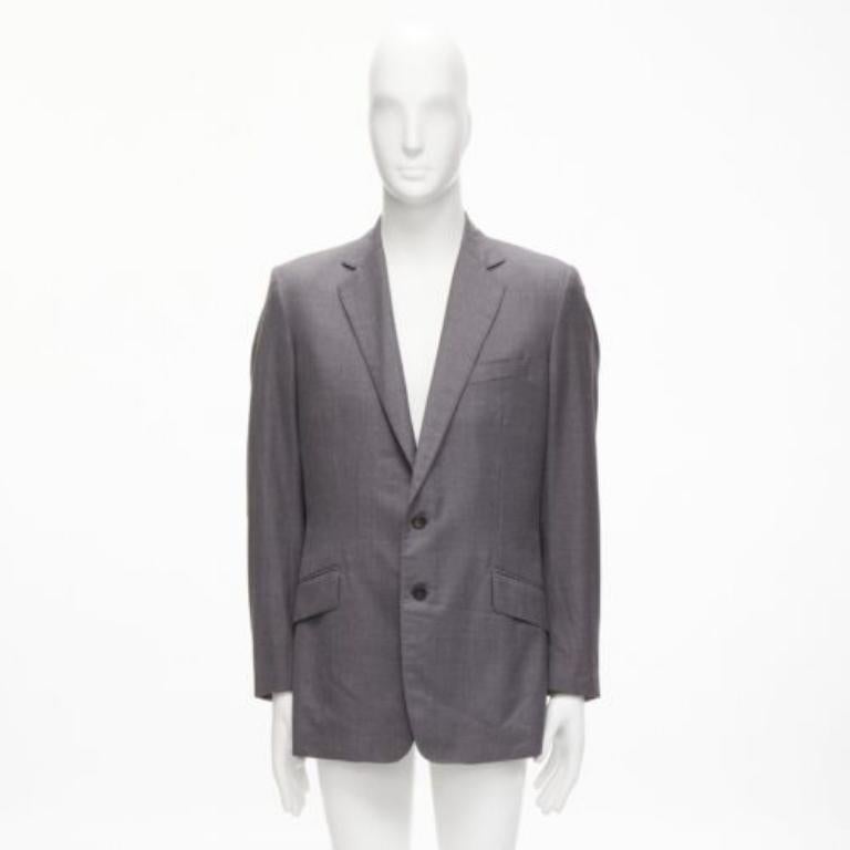 KILGOUR Saville Row Grauer Blazer aus Schurwolle mit rosa Innenfutter UK38 M im Angebot 5