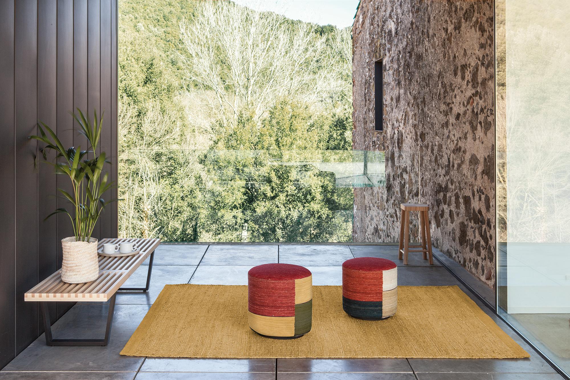 Contemporary 'Kilim 2' Pouf by Nani Marquina and Marcos Catalán for Nanimarquina For Sale