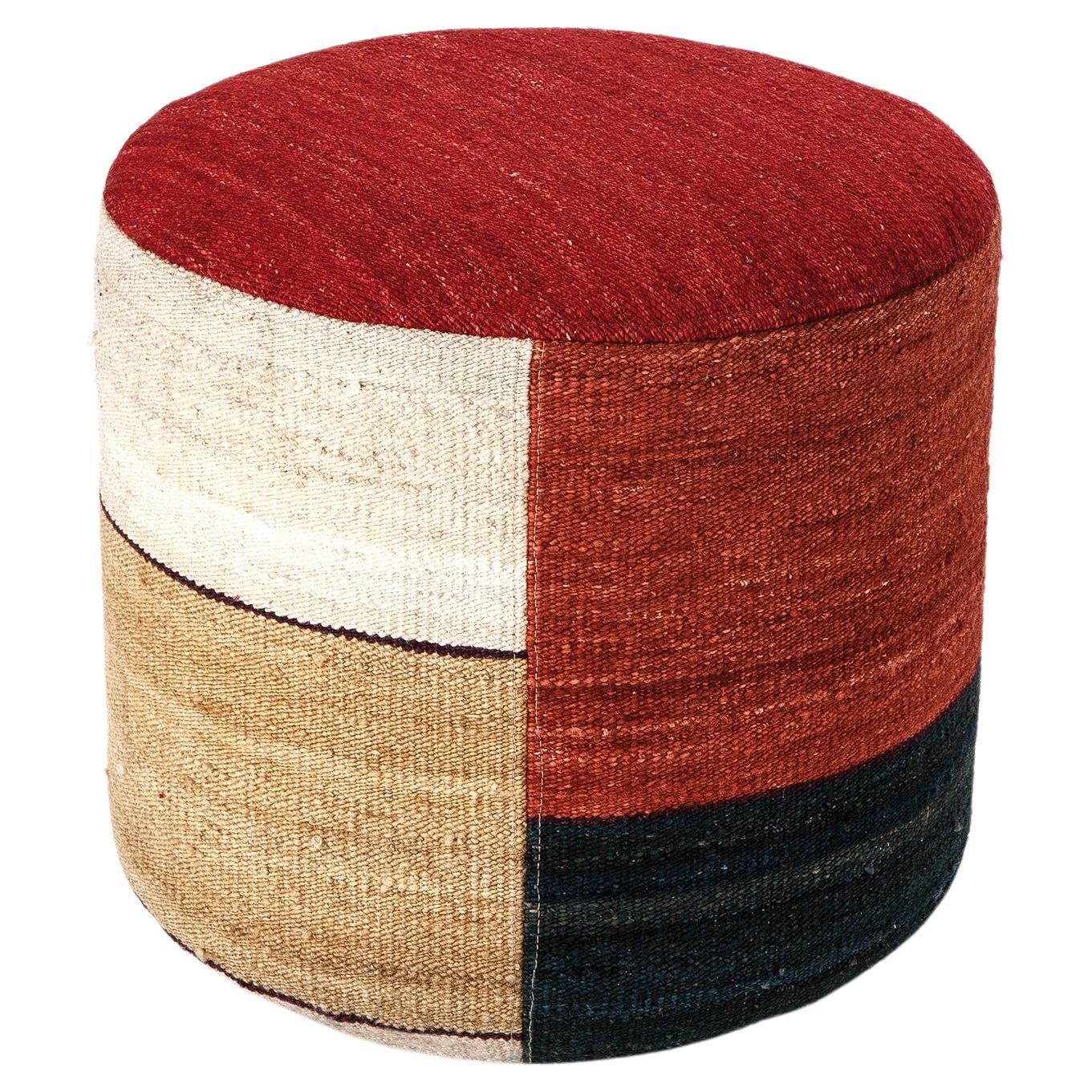 'Kilim 3' Pouf by Nani Marquina and Marcos Catalán for Nanimarquina