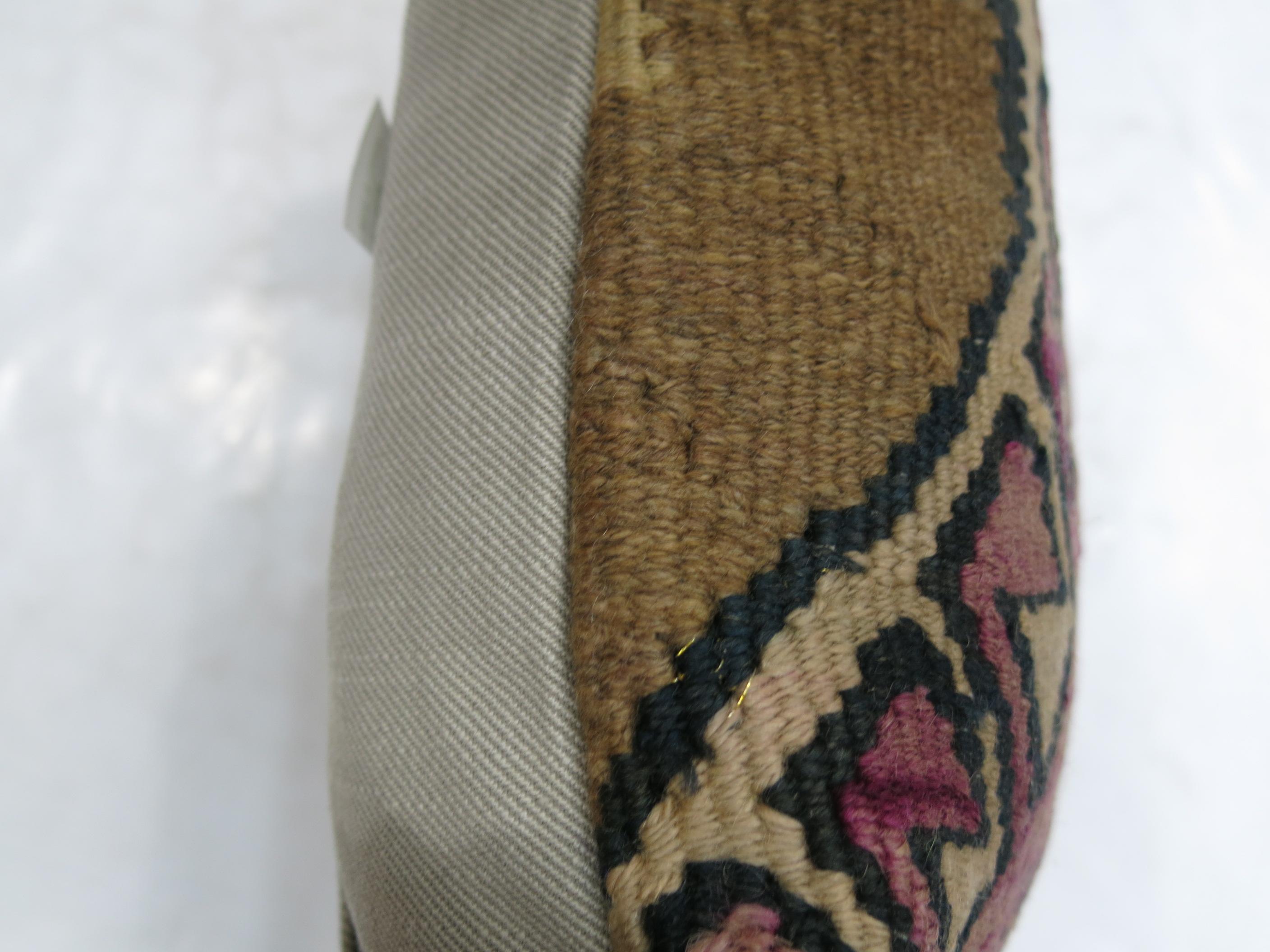 Bohemian Kilim Antique Pillow For Sale