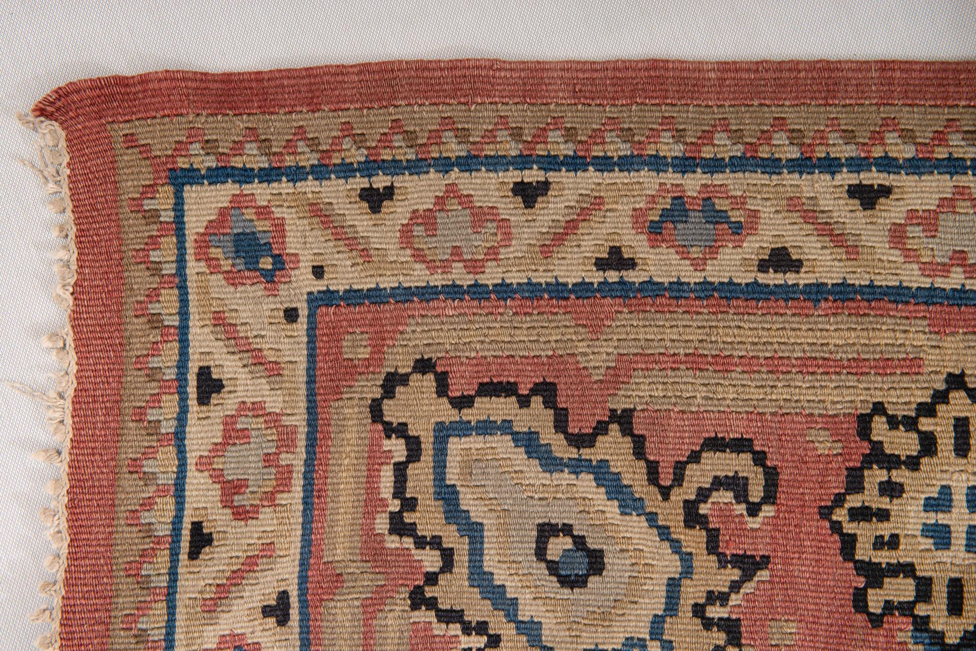Agra Large Kilim Bessarabia with Pale Colors For Sale