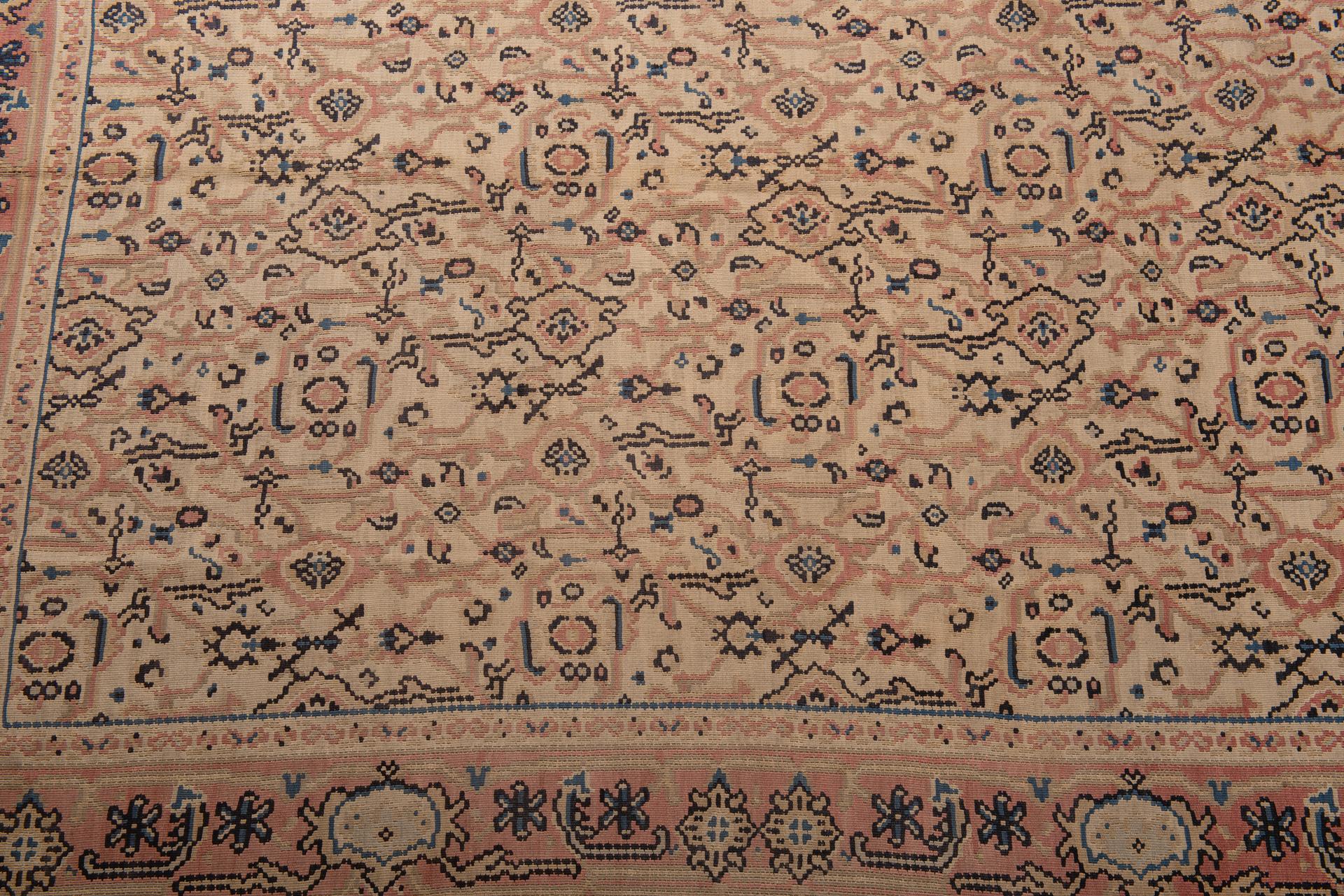 Large Kilim Bessarabia with Pale Colors For Sale 1