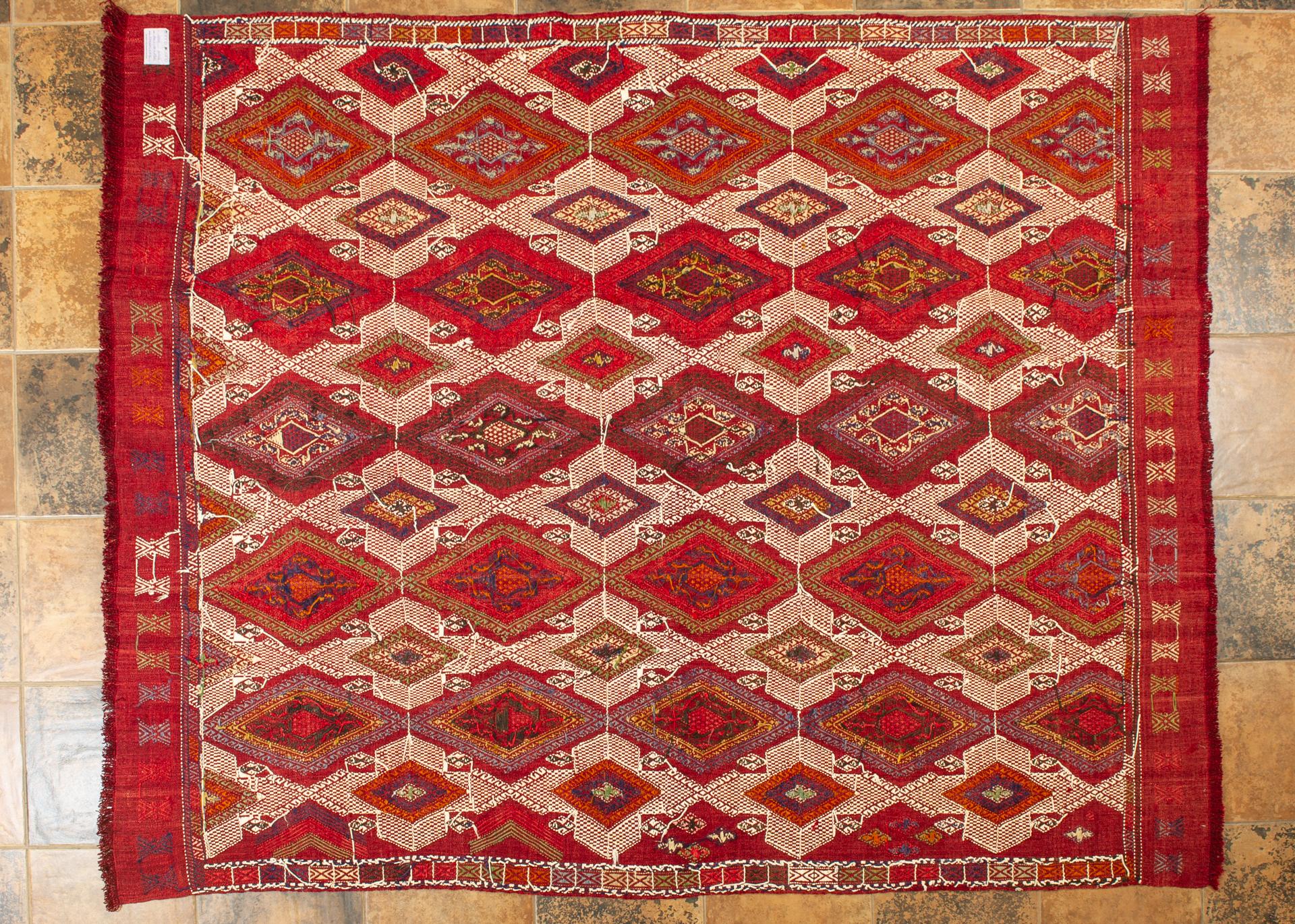 Other Kilim Cicim Embroidered Karapinar For Sale