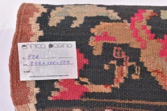 Hand-Woven Kilim Rug, Wool, Caucasus Origin, Mid-20th Century, 1950