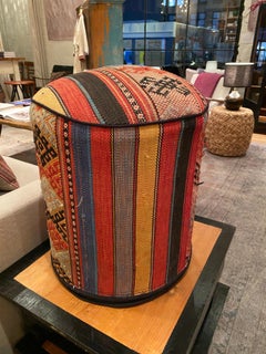 Kilim Fabric Stool