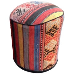 Kilim Fabric Stool