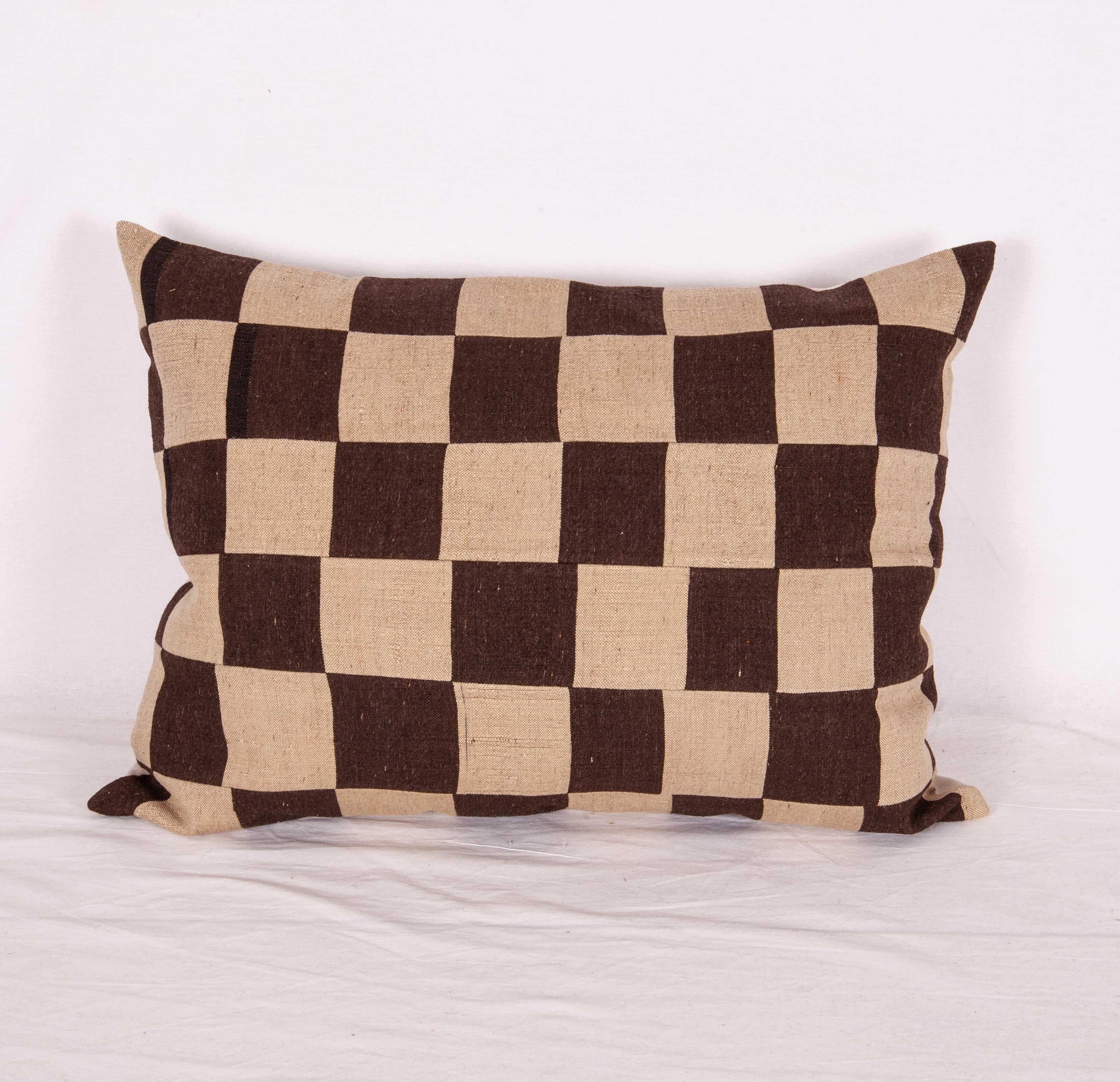 Hand-Woven Kilim Pillow Cases Fashioned from a Vintage Cover, Late 20th Century