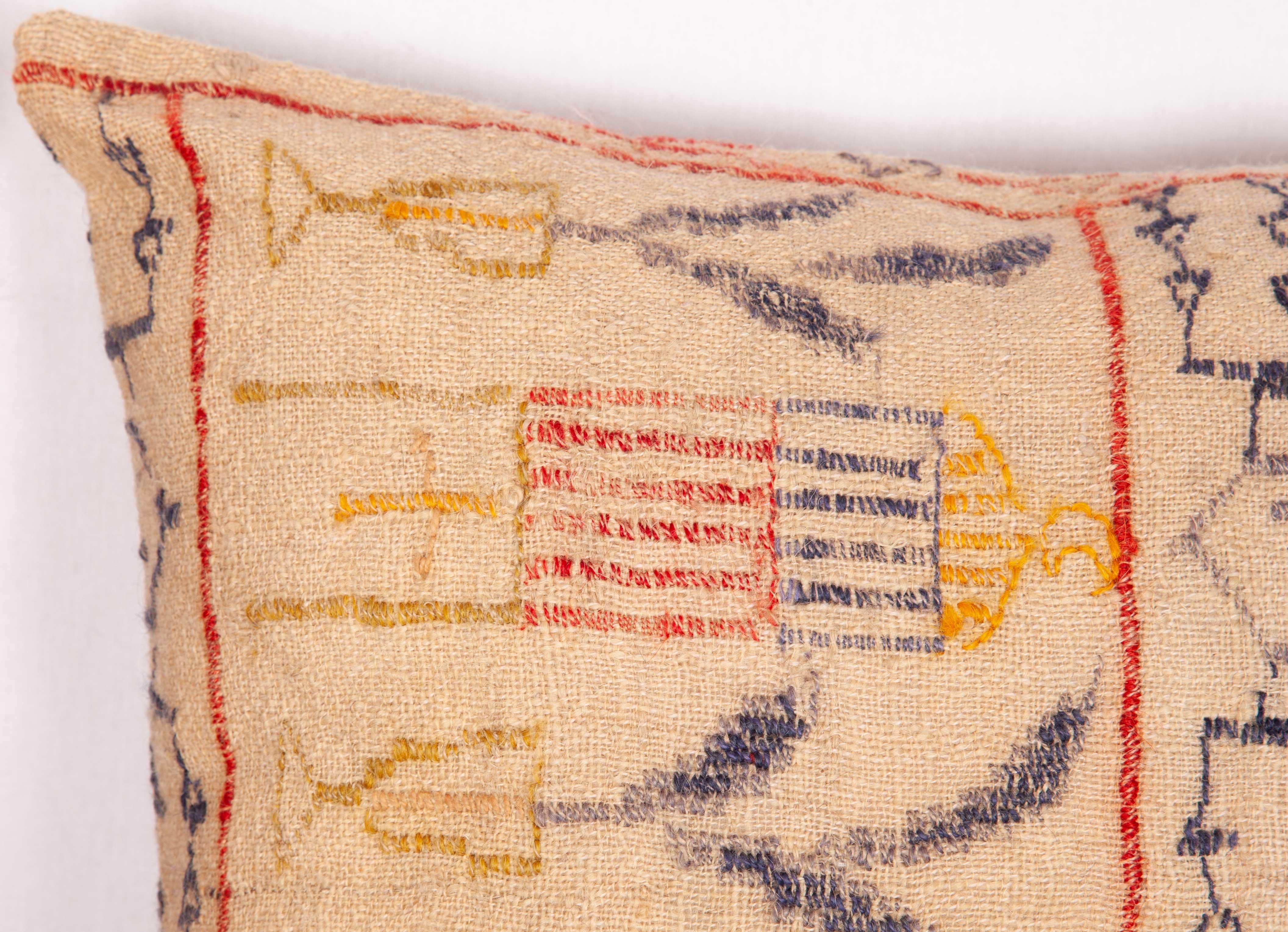 Hand-Woven Kilim Pillow Cases Fashioned from a South East Anatolian Kilim