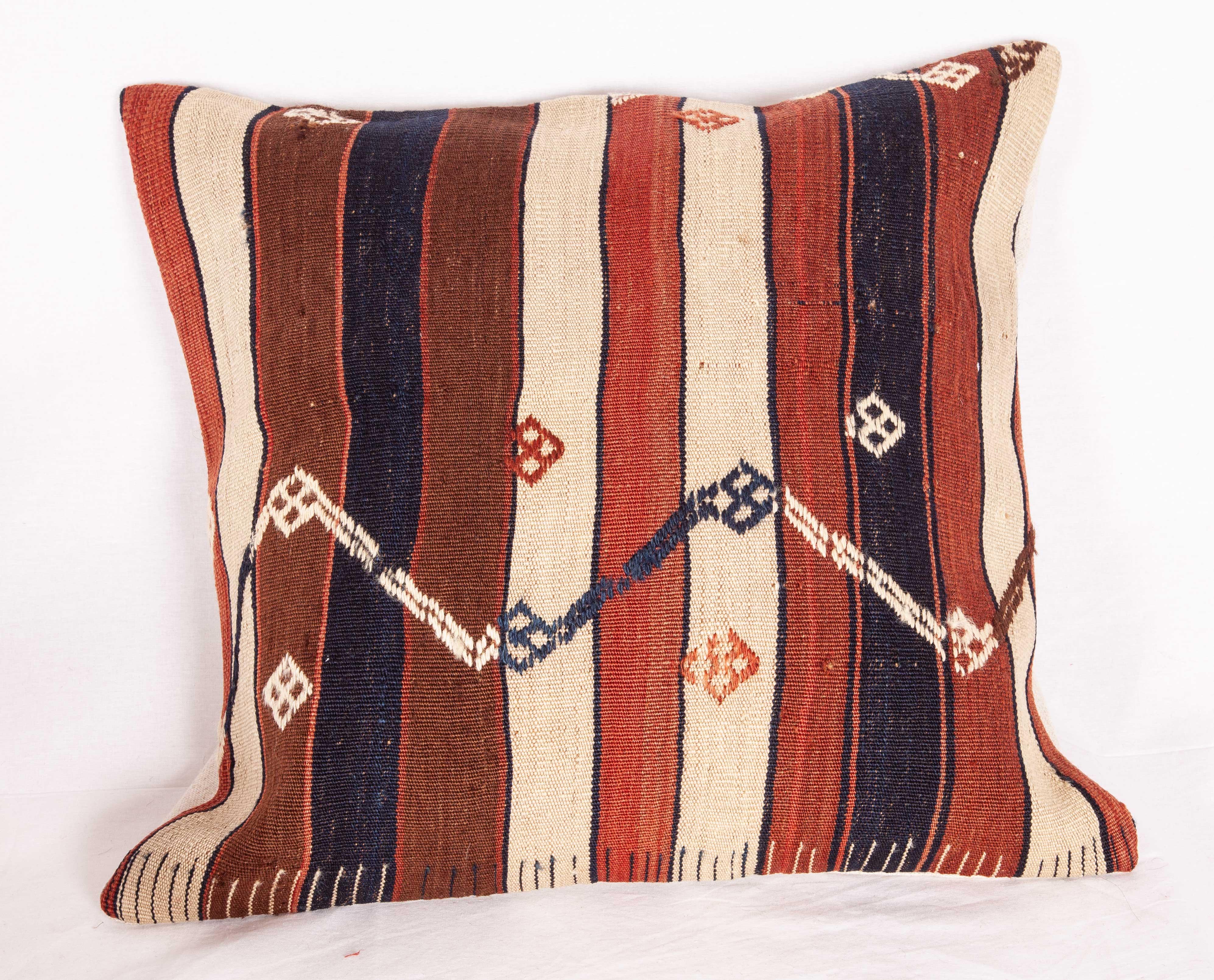 Wool Kilim Pillow Cases Fashioned from an Eastern Anatolian Kilim, Early 20th Century
