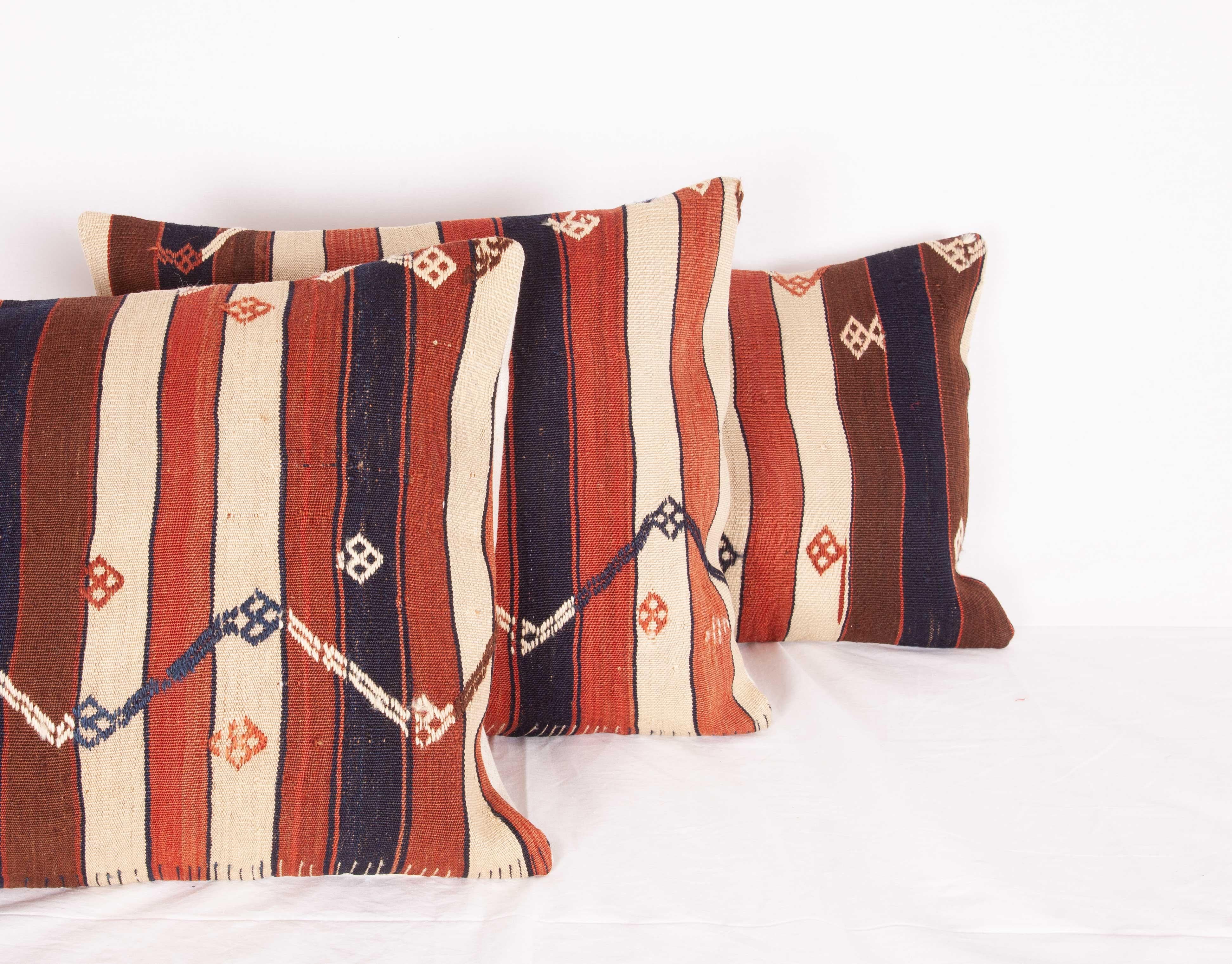 Kilim Pillow Cases Fashioned from an Eastern Anatolian Kilim, Early 20th Century 2