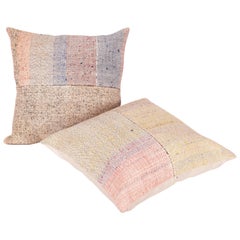 Kilim Pillow Cases Made from a Vintage Anatolian Kilim