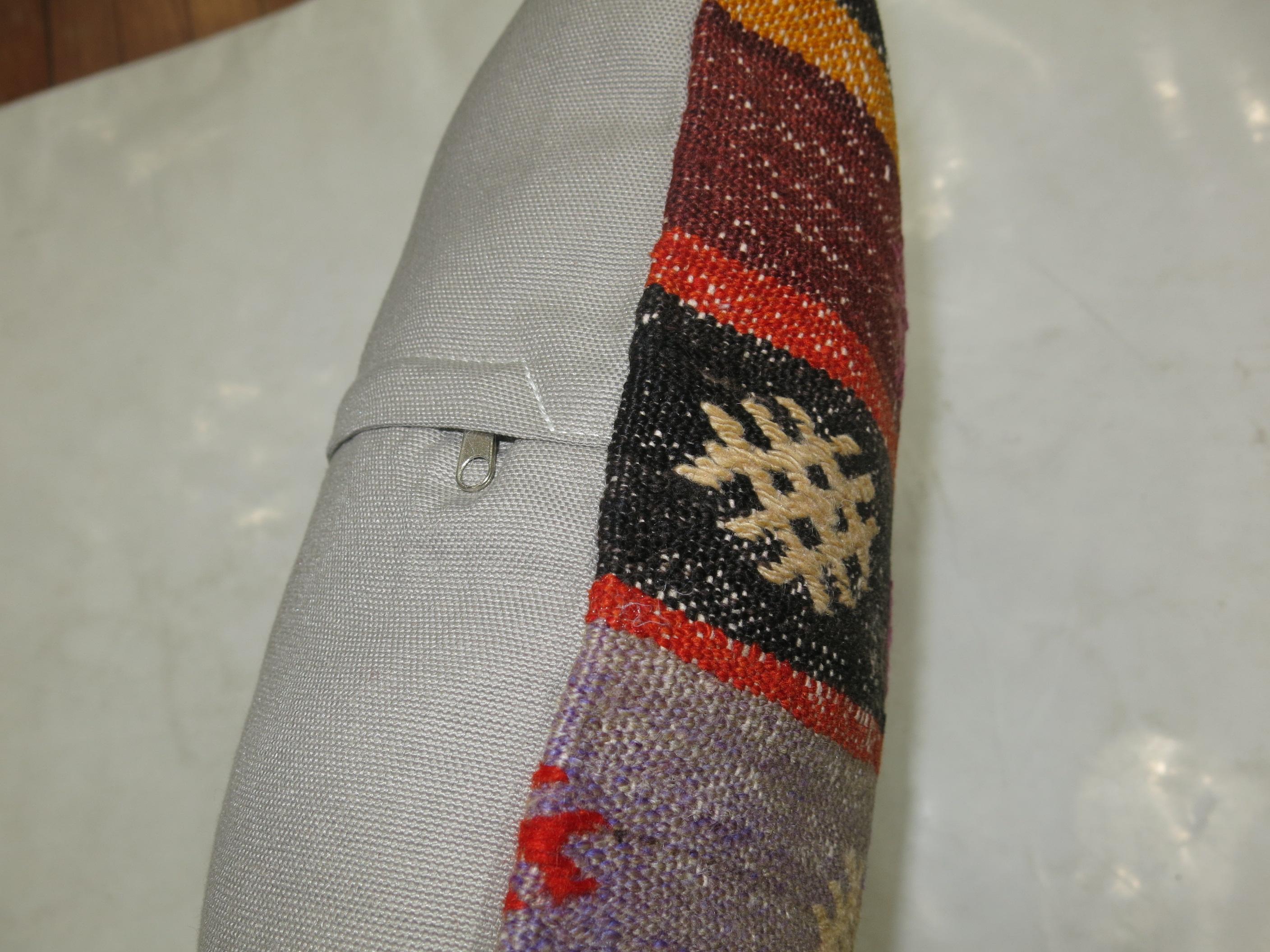 Hand-Knotted Kilim Pillow For Sale