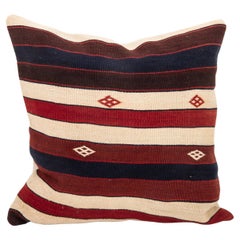 Kilim Pillowcase made from a 19th C. Eastern Anatolian kilim Fragment