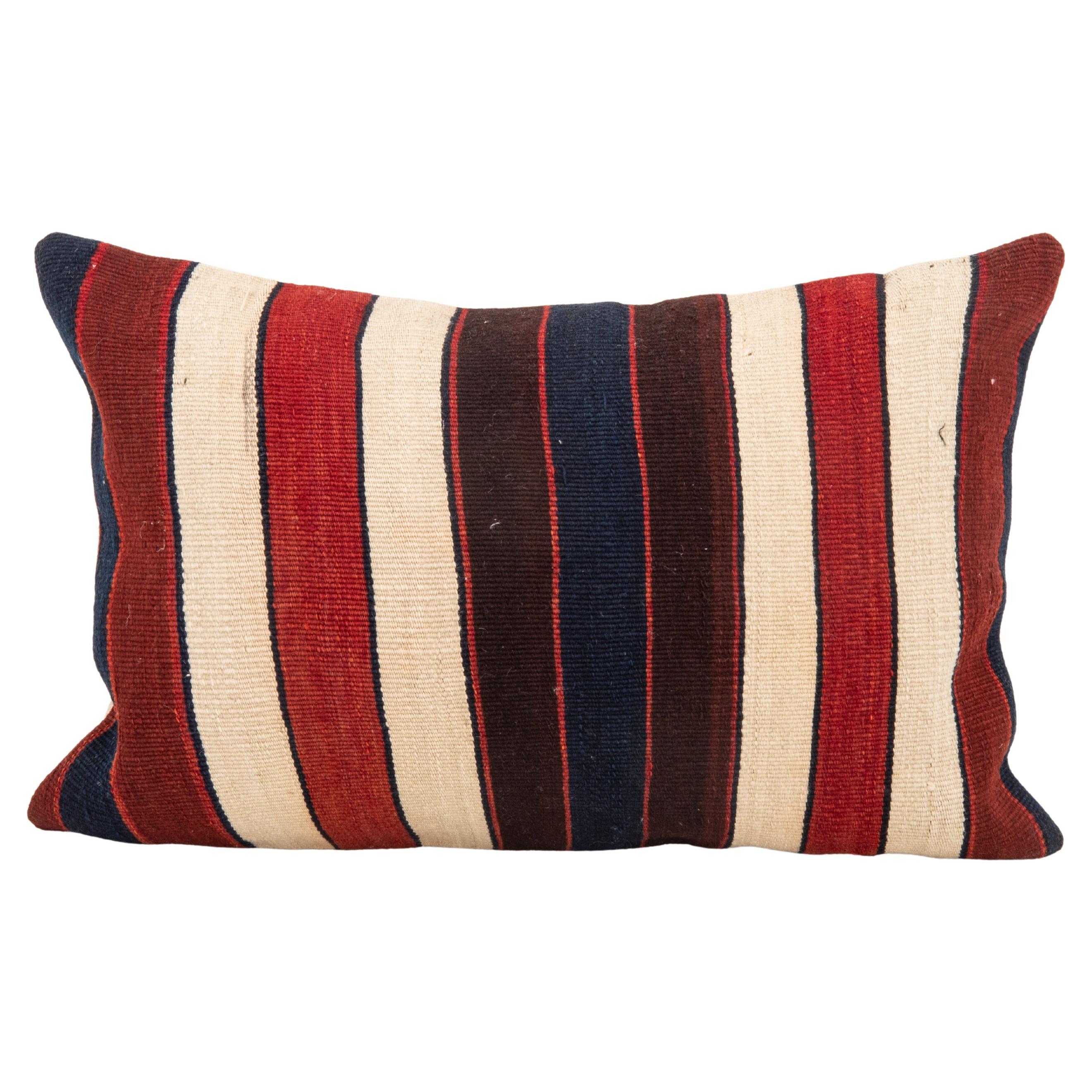 Kilim Pillowcase made from a 19th C. Eastern Anatolian kilim Fragment