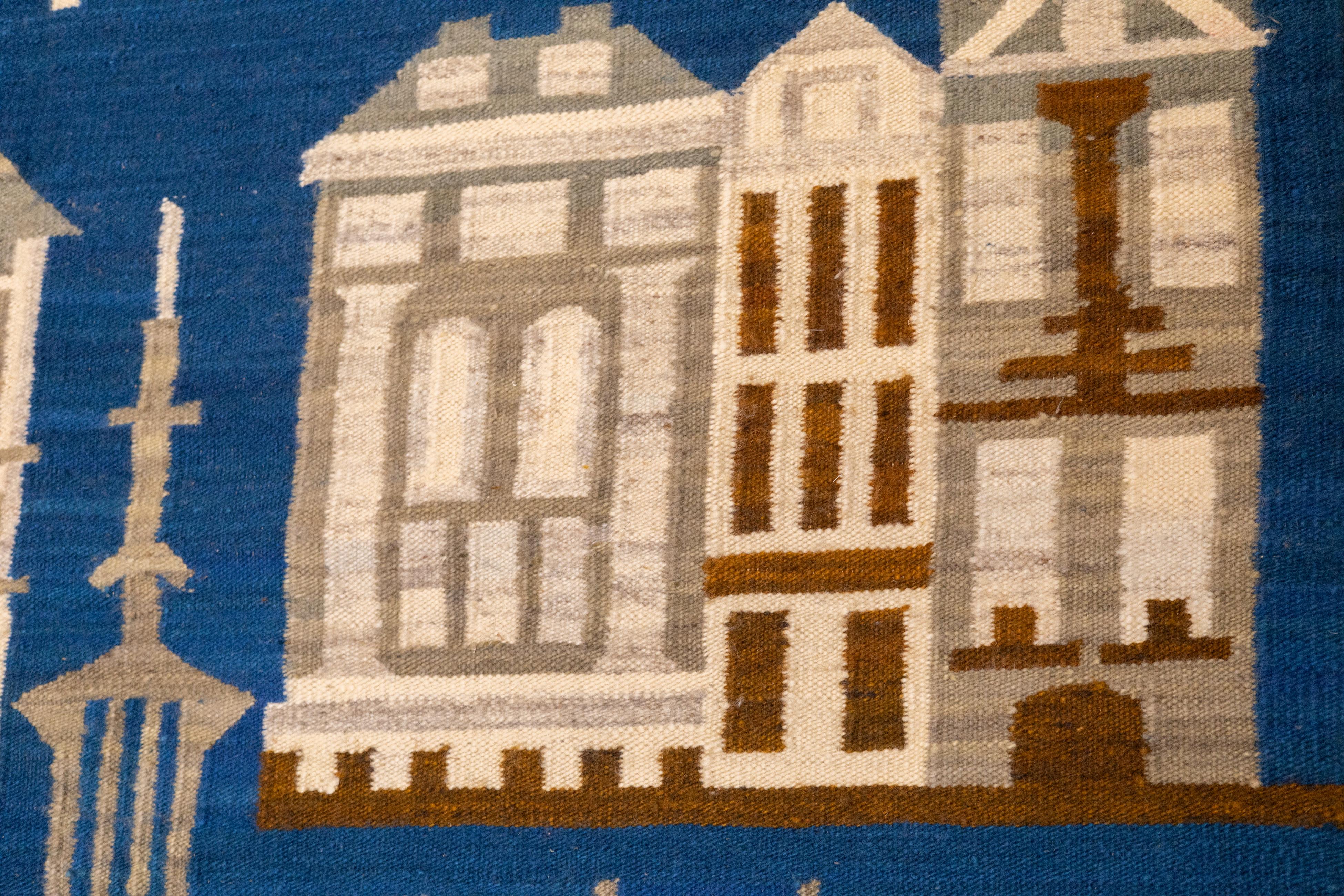 Kilim-Teppich 5'11'' x 7'11'' (21. Jahrhundert und zeitgenössisch) im Angebot