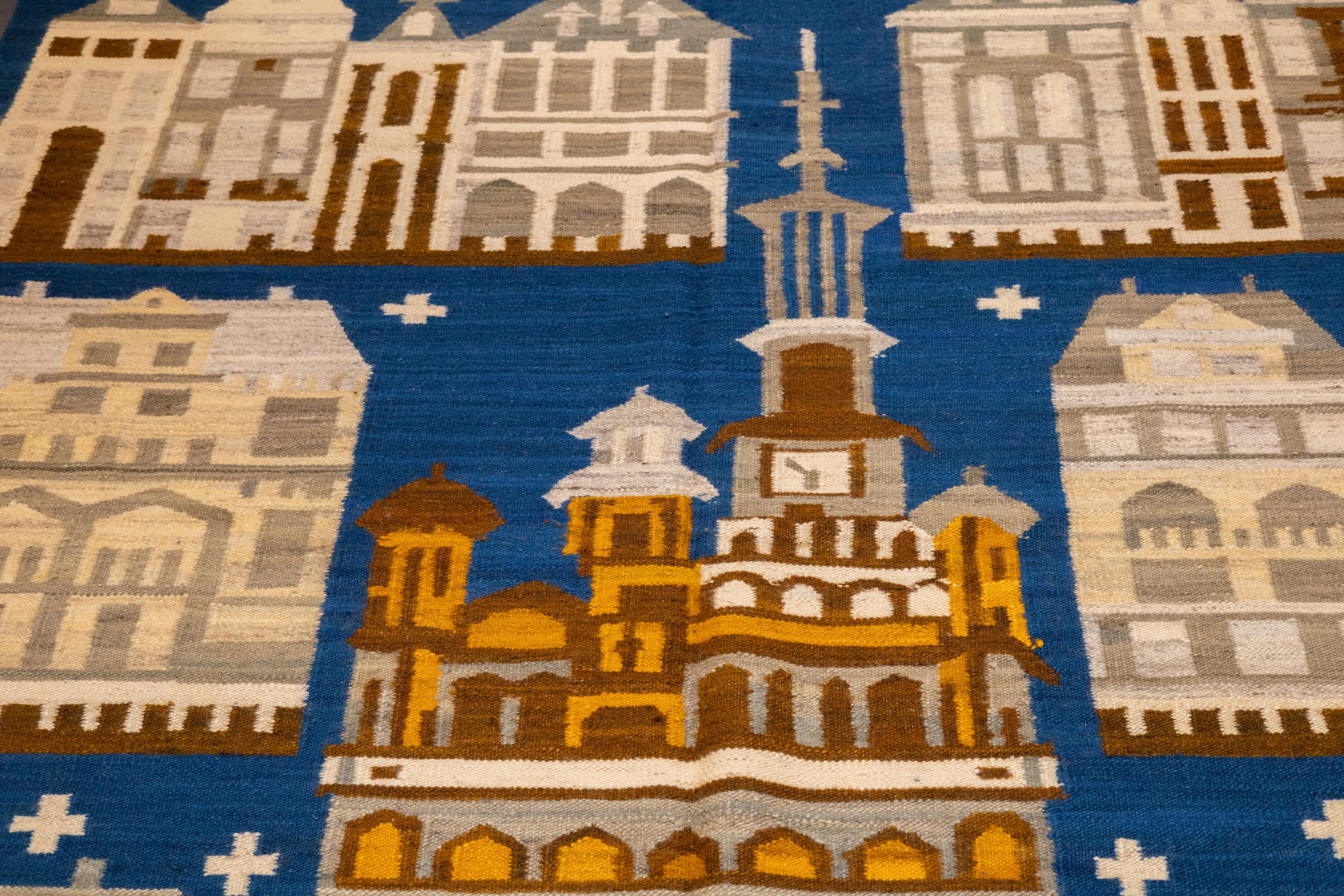 Kilim-Teppich 5'11'' x 7'11'' (Wolle) im Angebot