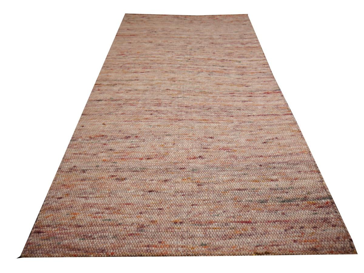 Contemporary Kilim Rug Wool Flat Hand-Woven European Carpet