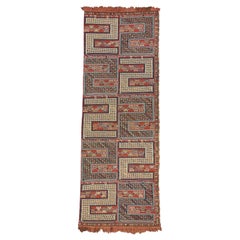 Kilim Rug Caucasian Sileh Dragon Design