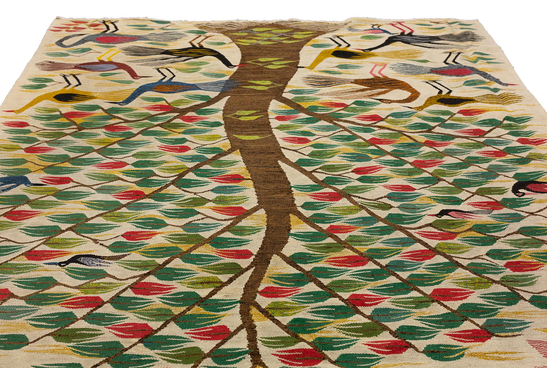 Hand-Crafted Kilim Rug Egyptian For Sale