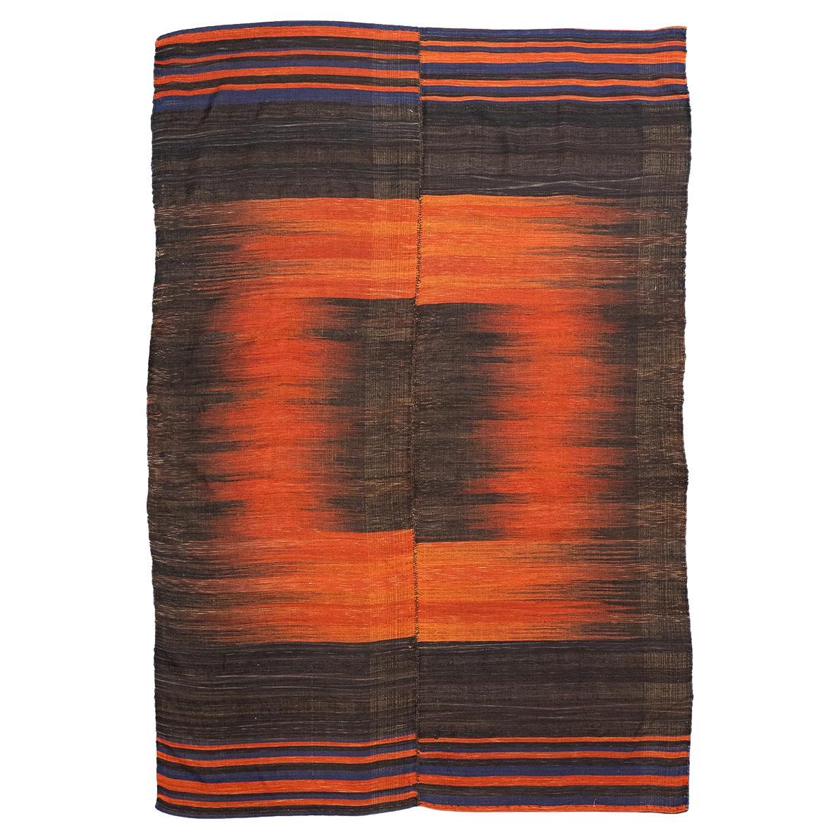 Kilim Rug Elegant Gradient Design
