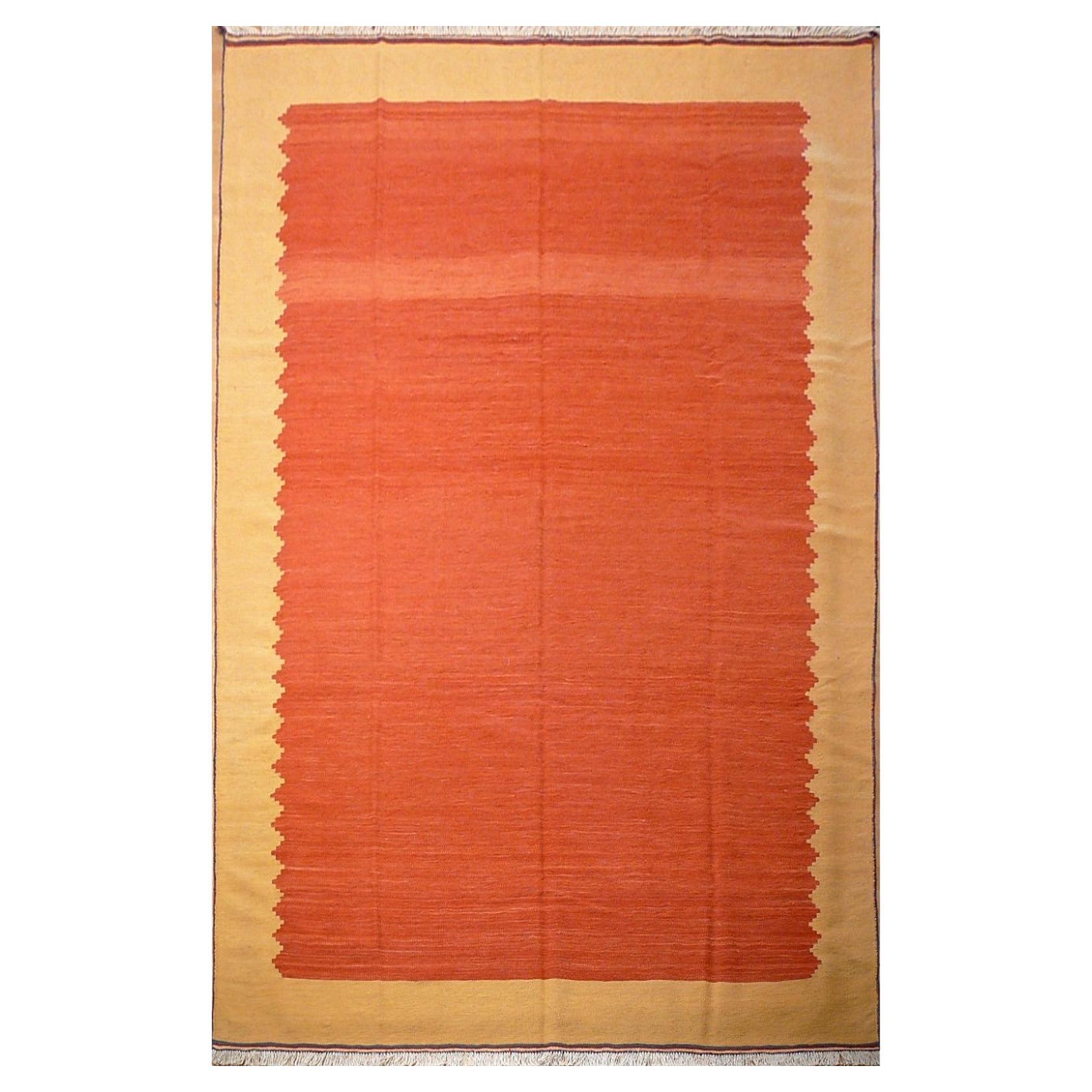 Kilim Rug Flat-weave Swedish Scandinavian style Kelim hand-woven textile