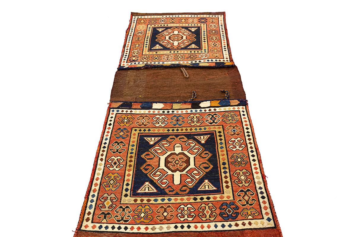 Kilim-Teppich Satteltasche Kaukasisch (Kelim) im Angebot