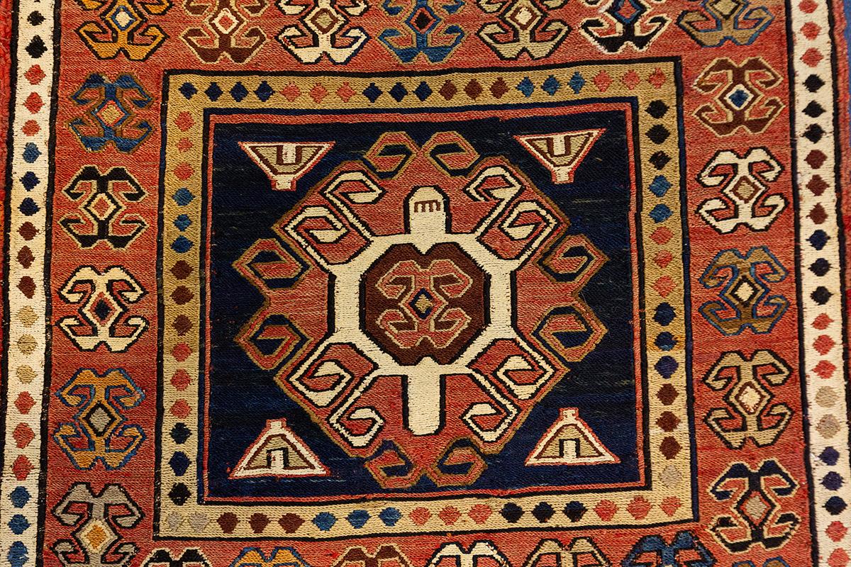 Kilim-Teppich Satteltasche Kaukasisch (Wolle) im Angebot
