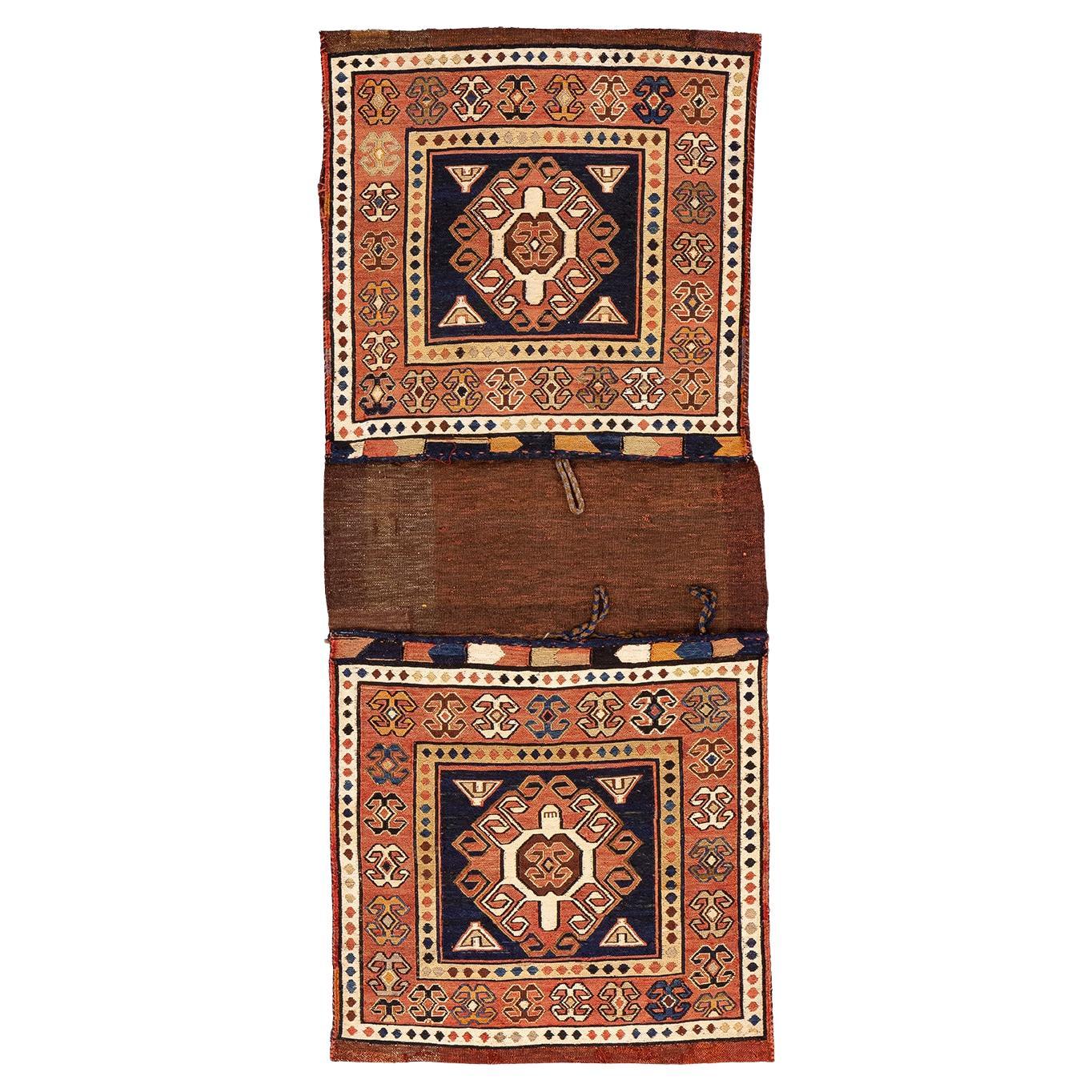 Kilim-Teppich Satteltasche Kaukasisch im Angebot