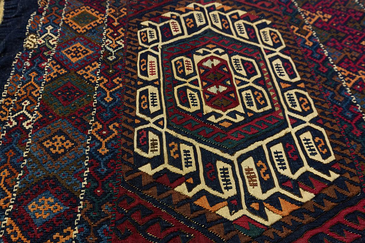 Kilim-Teppich Sivas Chandta im Zustand „Gut“ im Angebot in Ferrara, IT
