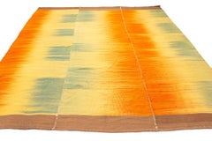 Kilim Rug Sunset Gradient Design