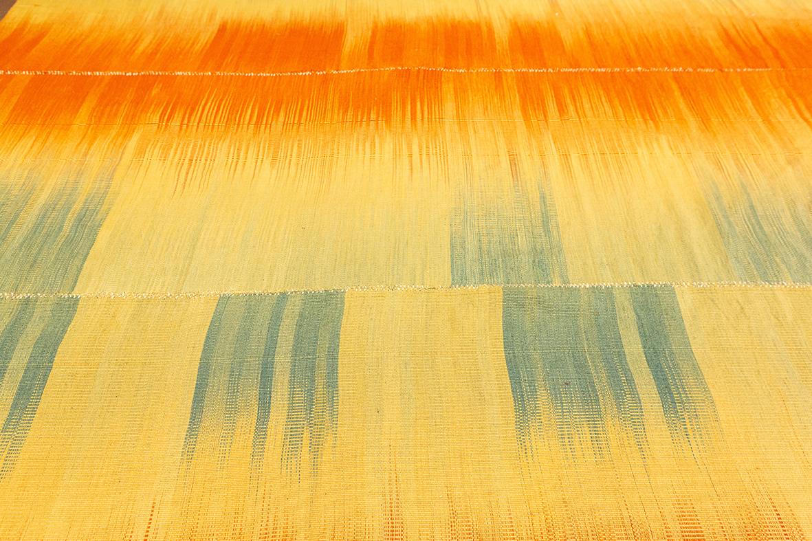 Azerbaijani Kilim Rug Sunset Gradient Design For Sale